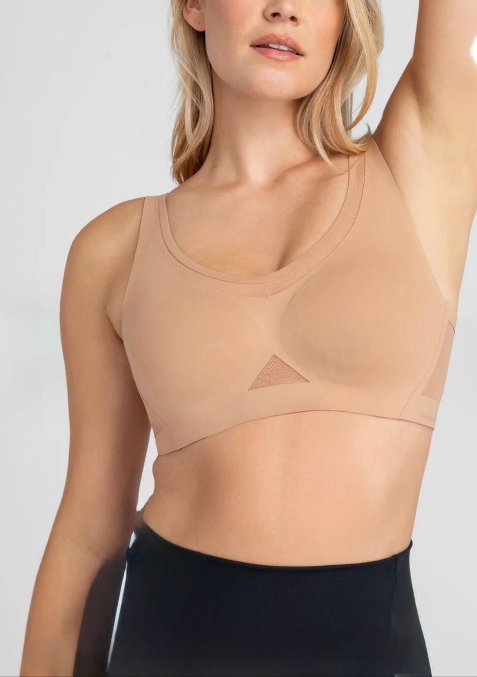HONEYLOVE Sand Crossflex Activity Bra-M+